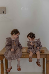 ［OREN］Madeleine embroidery one-piece (kids)