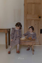 ［OREN］Madeleine embroidery one-piece (kids)