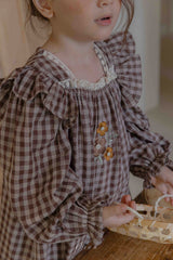 ［OREN］Madeleine embroidery one-piece (kids)