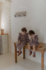 ［OREN］Madeleine embroidery rompers