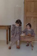 ［OREN］Madeleine embroidery rompers