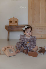 ［OREN］Madeleine embroidery rompers