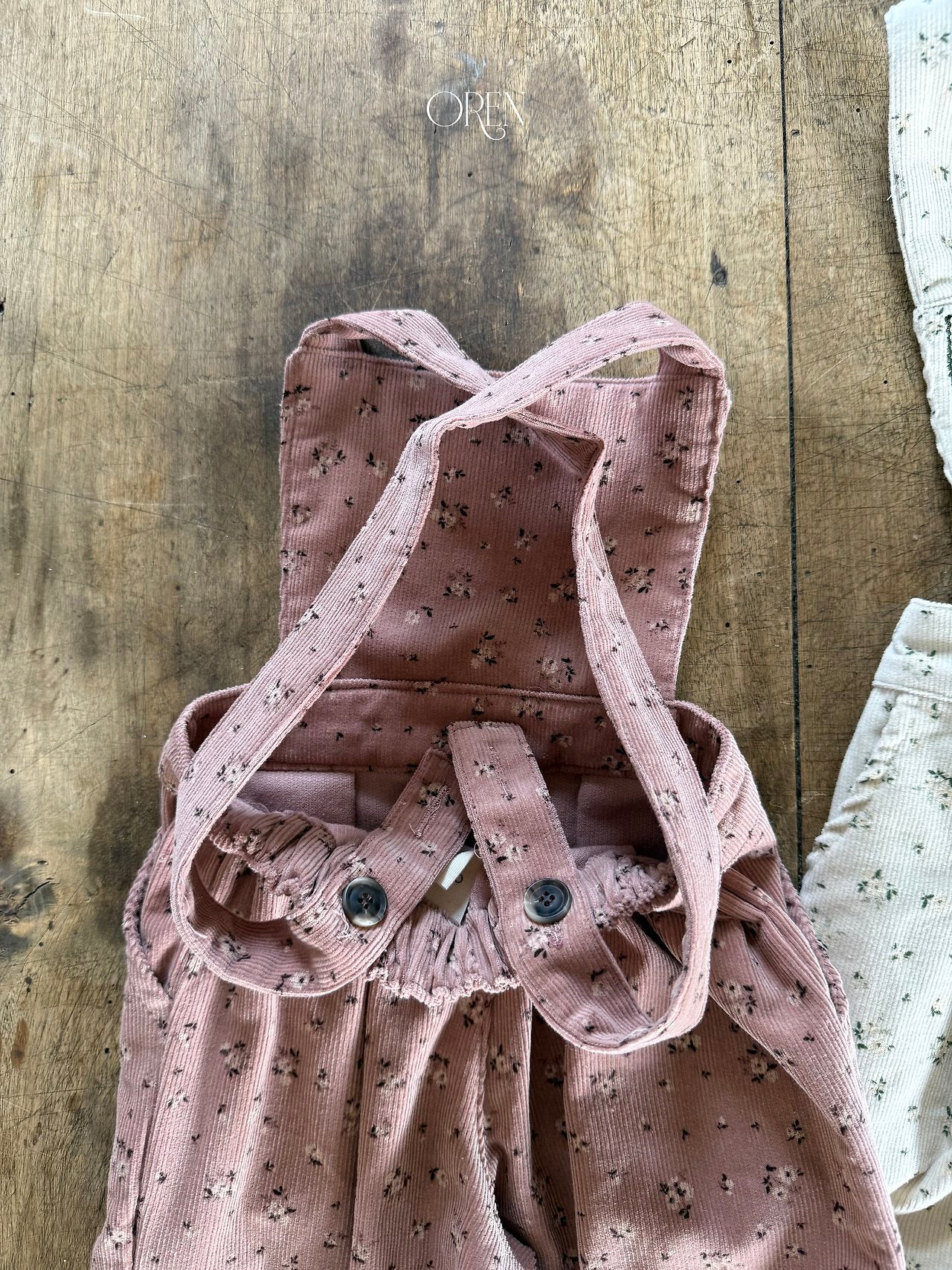 ［OREN］Olive garden overalls