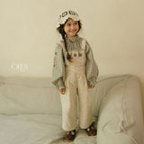 ［OREN］Olive garden overalls