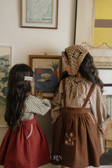 ［OREN］Mignon check blouse