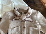 ［OREN］Manon knit ribbon cardigan