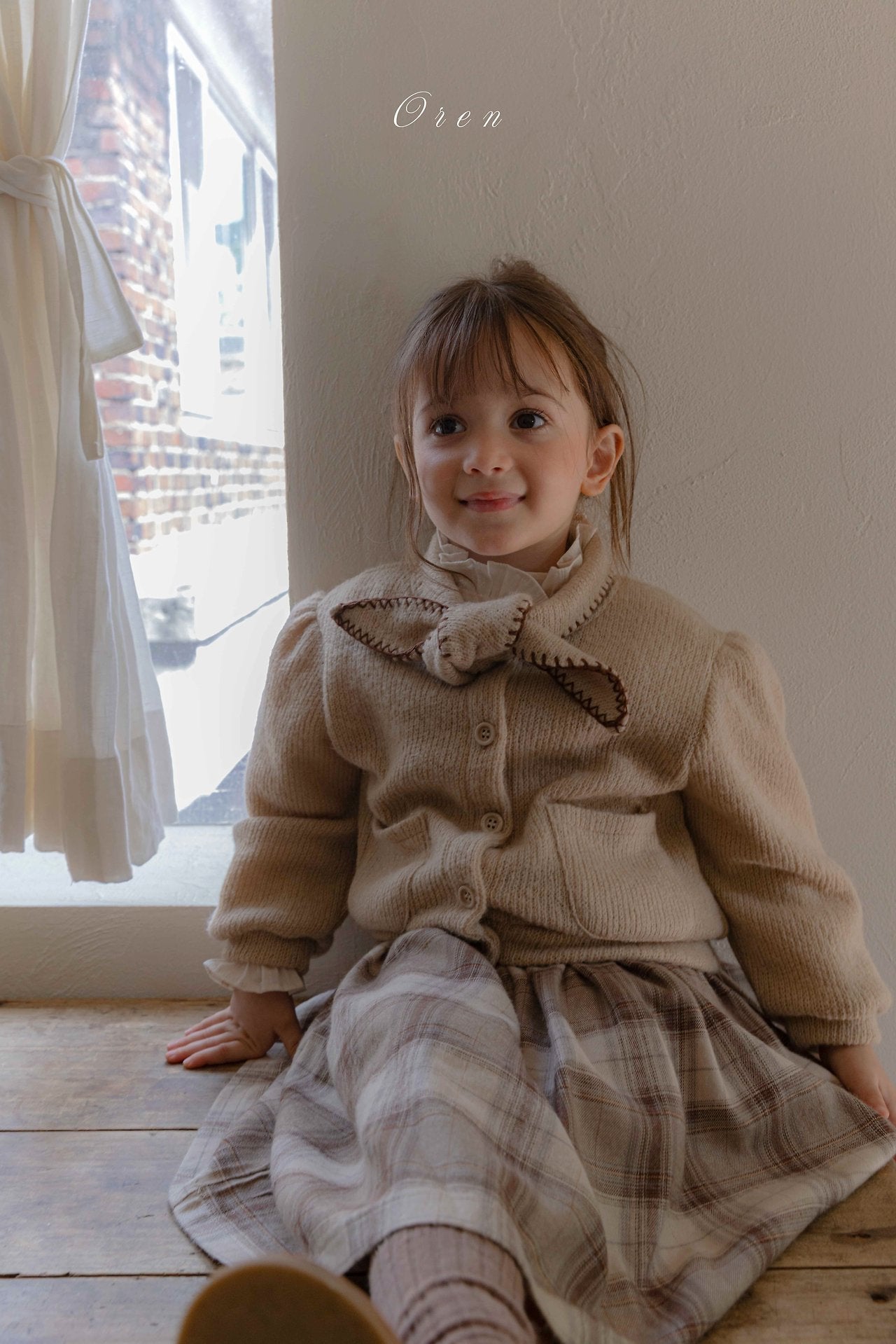 ［OREN］Leo classic check one-piece (kids)