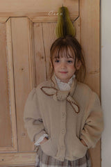 ［OREN］Manon knit ribbon cardigan