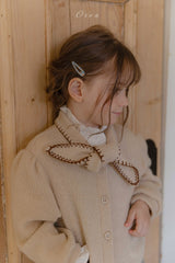 ［OREN］Manon knit ribbon cardigan