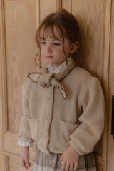 ［OREN］Manon knit ribbon cardigan