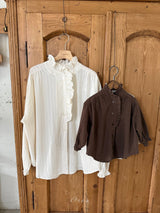 ［OREN］Lea frill blouse (mom)