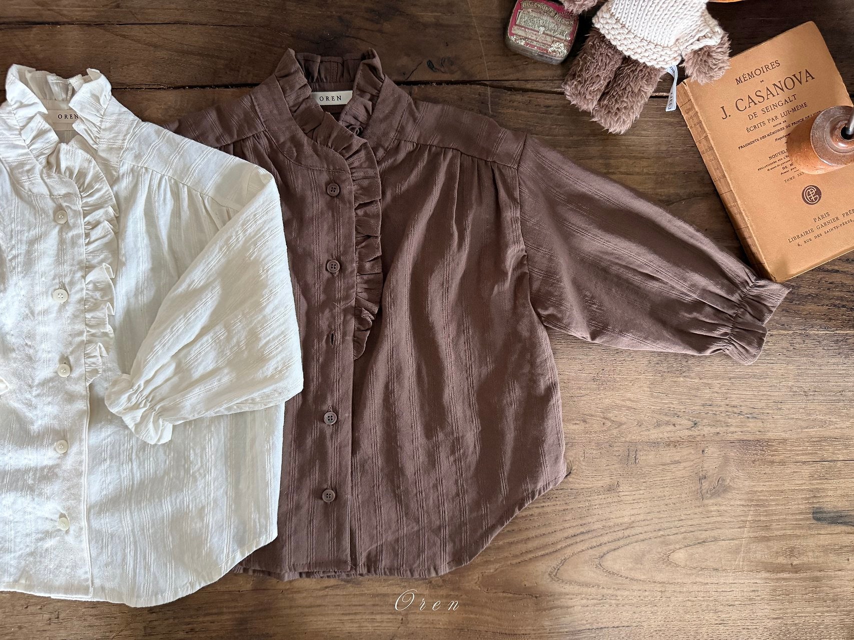 ［OREN］Lea frill blouse (kids)