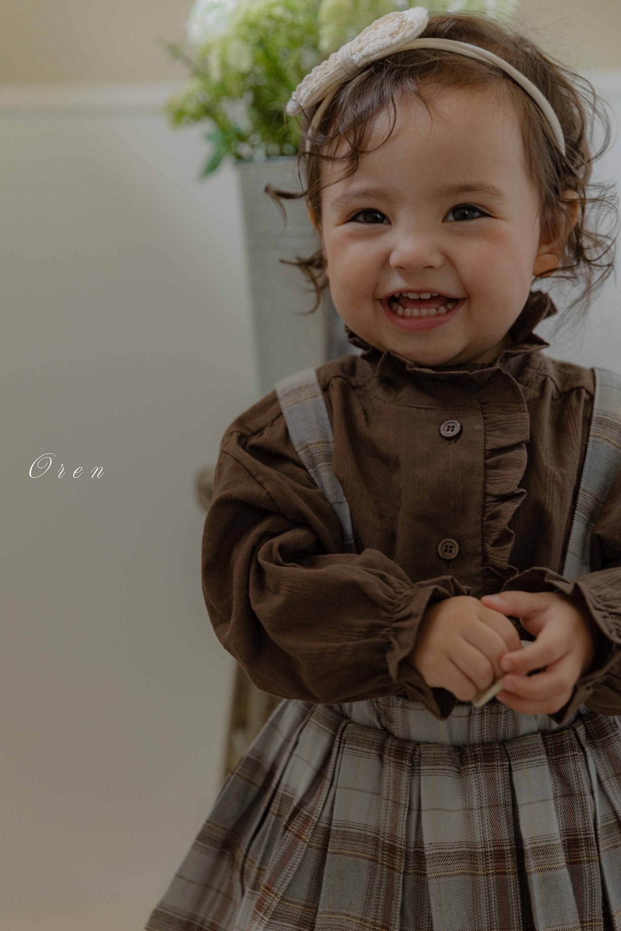 ［OREN］Lea frill blouse (kids)