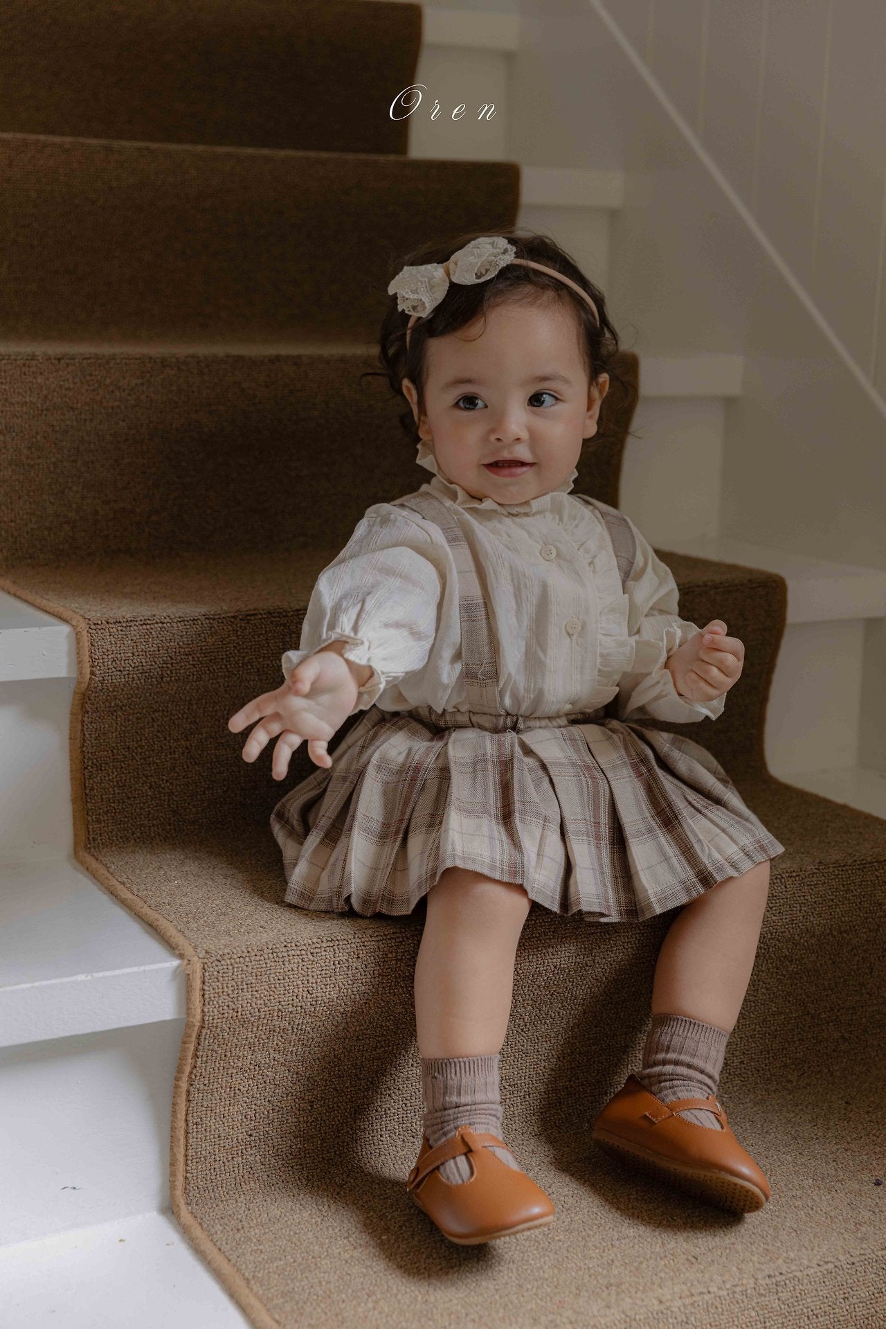 ［OREN］Lea frill blouse (kids)