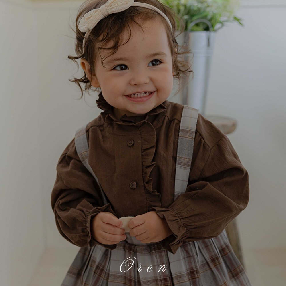 ［OREN］Lea frill blouse (kids)