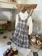 ［OREN］Leo classic check one-piece (mom)