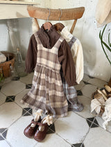 ［OREN］Leo classic check one-piece (mom)