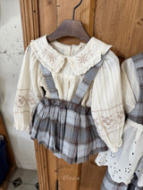 ［OREN］Leo classic check bloomer skirt