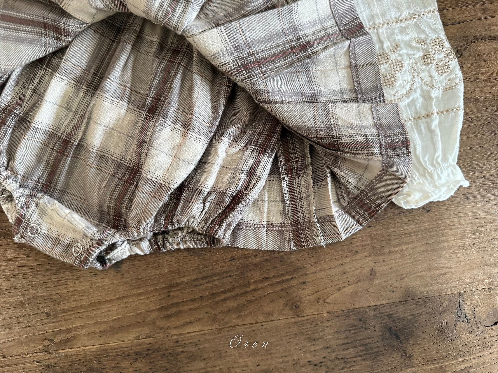 ［OREN］Leo classic check bloomer skirt
