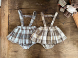 ［OREN］Leo classic check bloomer skirt