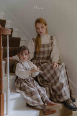 ［OREN］Leo classic check one-piece (mom)