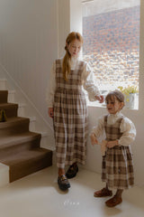 ［OREN］Leo classic check one-piece (mom)