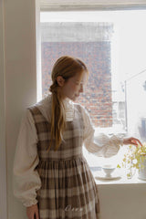 ［OREN］Leo classic check one-piece (mom)