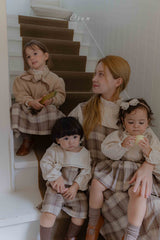 ［OREN］Leo classic check one-piece (kids)