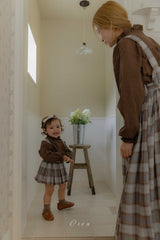 ［OREN］Leo classic check bloomer skirt