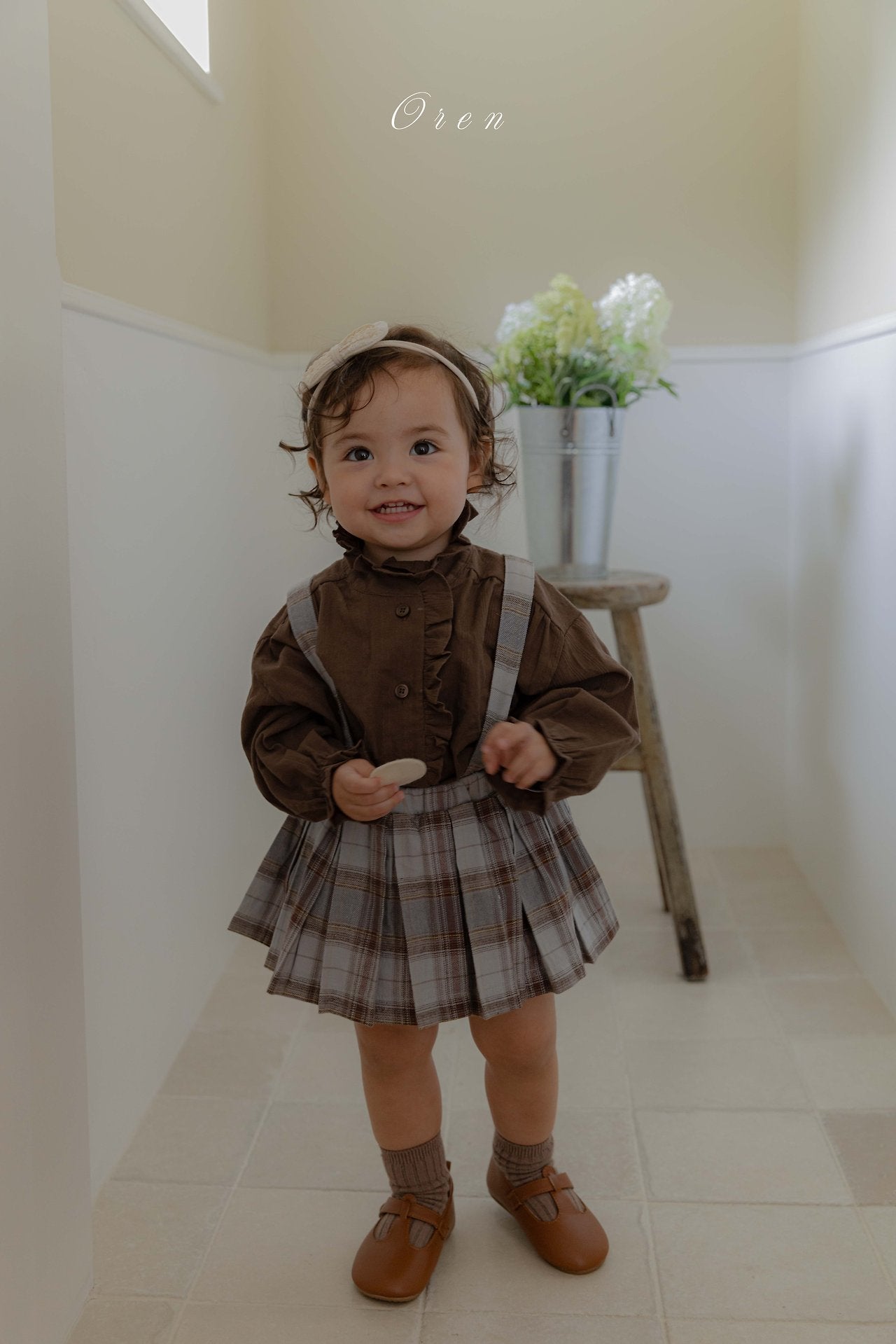 ［OREN］Lea frill blouse (kids)