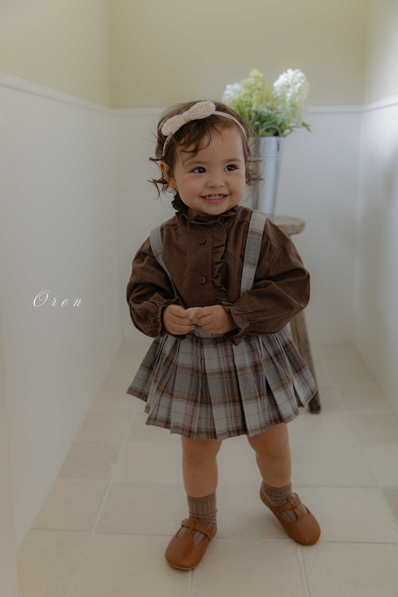 ［OREN］Lea frill blouse (kids)