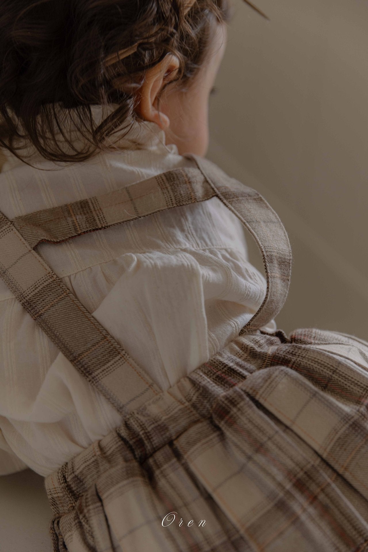 ［OREN］Leo classic check bloomer skirt