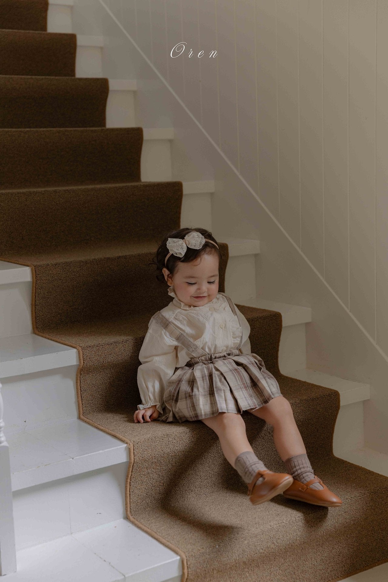 ［OREN］Lea frill blouse (kids)