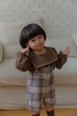 ［OREN］Leo classic check overalls