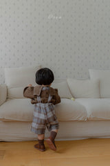 ［OREN］Leo classic check overalls
