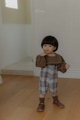 ［OREN］Leo classic check overalls
