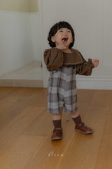 ［OREN］Leo classic check overalls