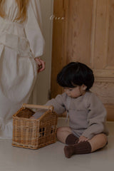 ［OREN］Roen knit sweater & overall set