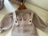 ［OREN］Roen knit sweater & overall set