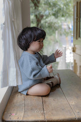 ［OREN］Roen knit sweater & overall set