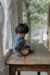 ［OREN］Roen knit sweater & overall set