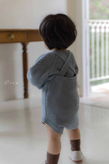 ［OREN］Roen knit sweater & overall set