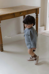 ［OREN］Roen knit sweater & overall set