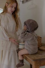 ［OREN］Roen knit sweater & overall set