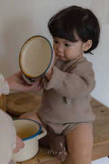 ［OREN］Roen knit sweater & overall set