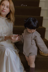 ［OREN］Roen knit sweater & overall set