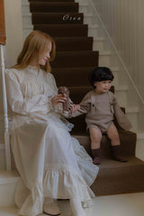 ［OREN］Roen knit sweater & overall set