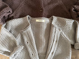 ［OREN］Bruno knit cardigan & overall set