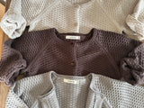 ［OREN］Bruno knit cardigan & overall set