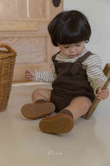 ［OREN］Bruno knit cardigan & overall set